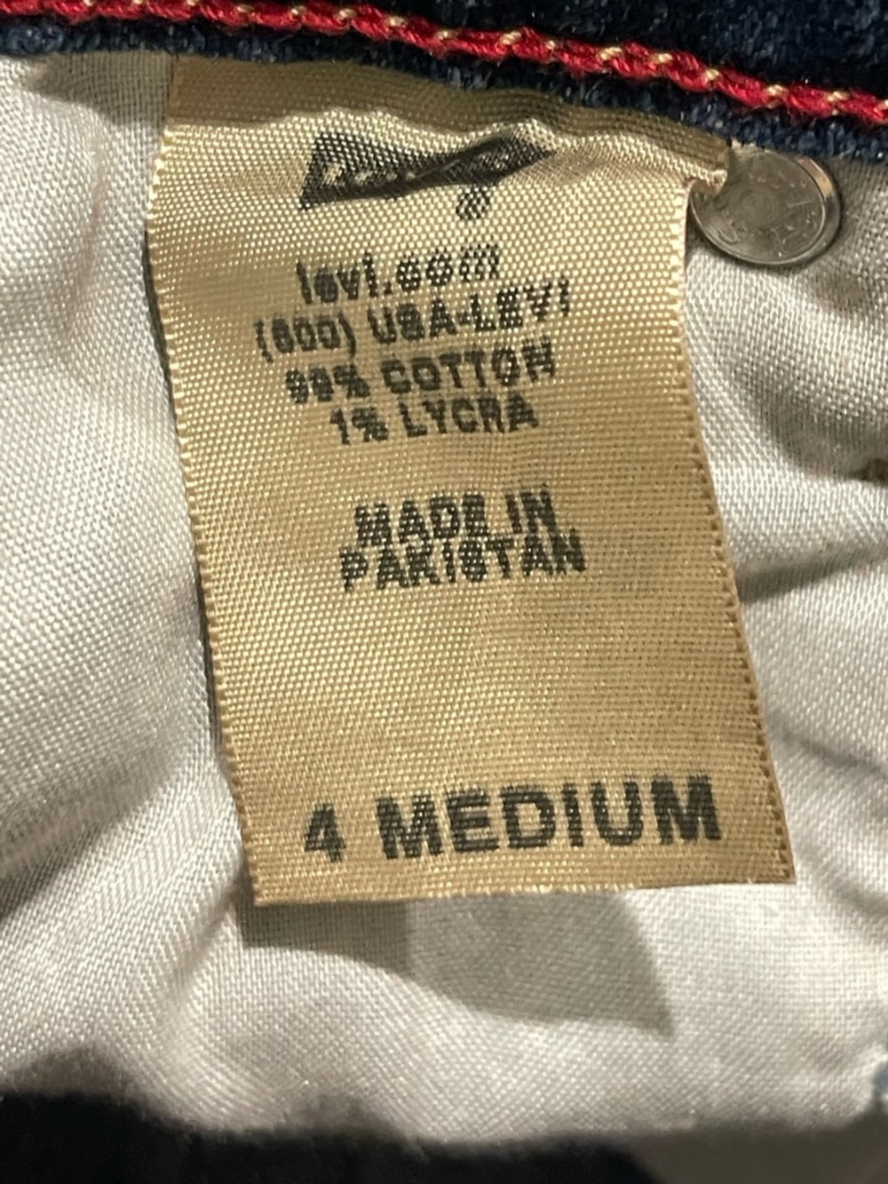 Levi’s Relaxed Boot Cut Women’s Jeans Size 4 Medium - Picture 3 of 7